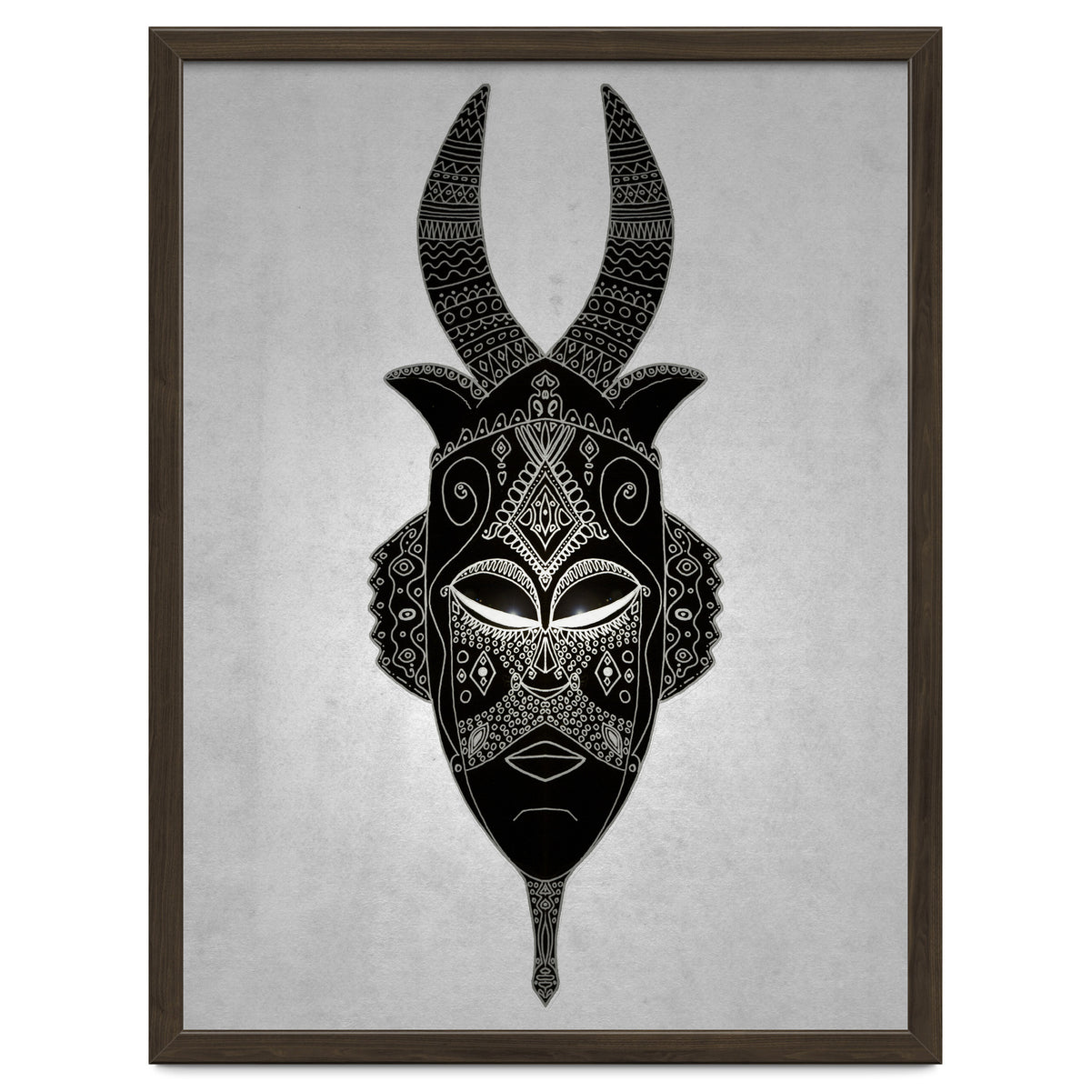 Horned Tribal Mask
