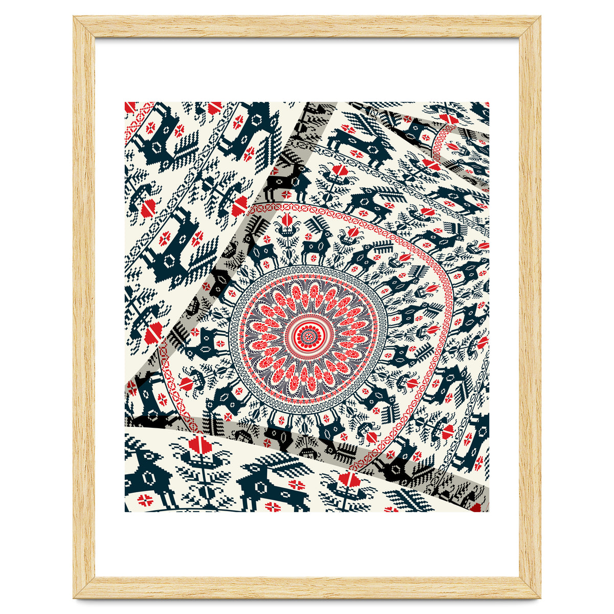 Romanian embroidery background 2