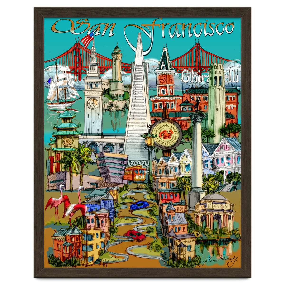 San Francisco Illustration