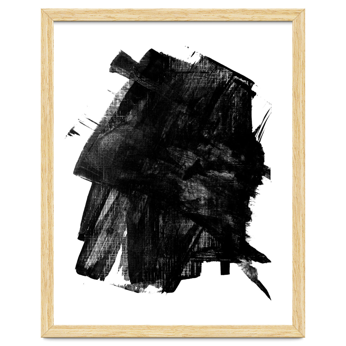 Minimalist Textured Brushstroke Art #3