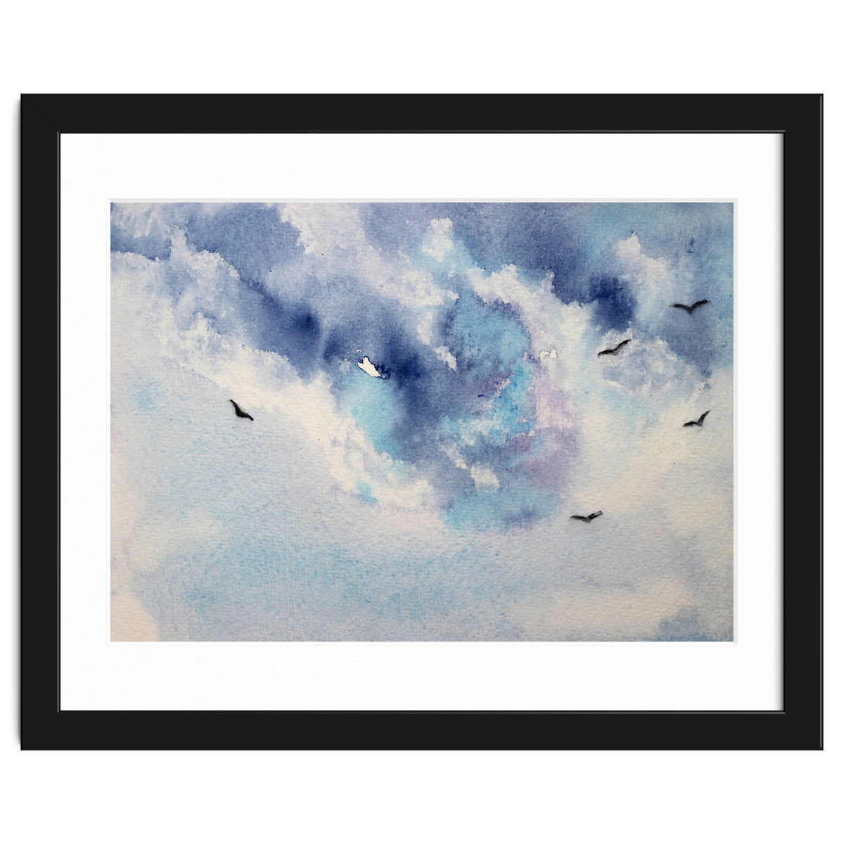 Dramatic sky || watercolor