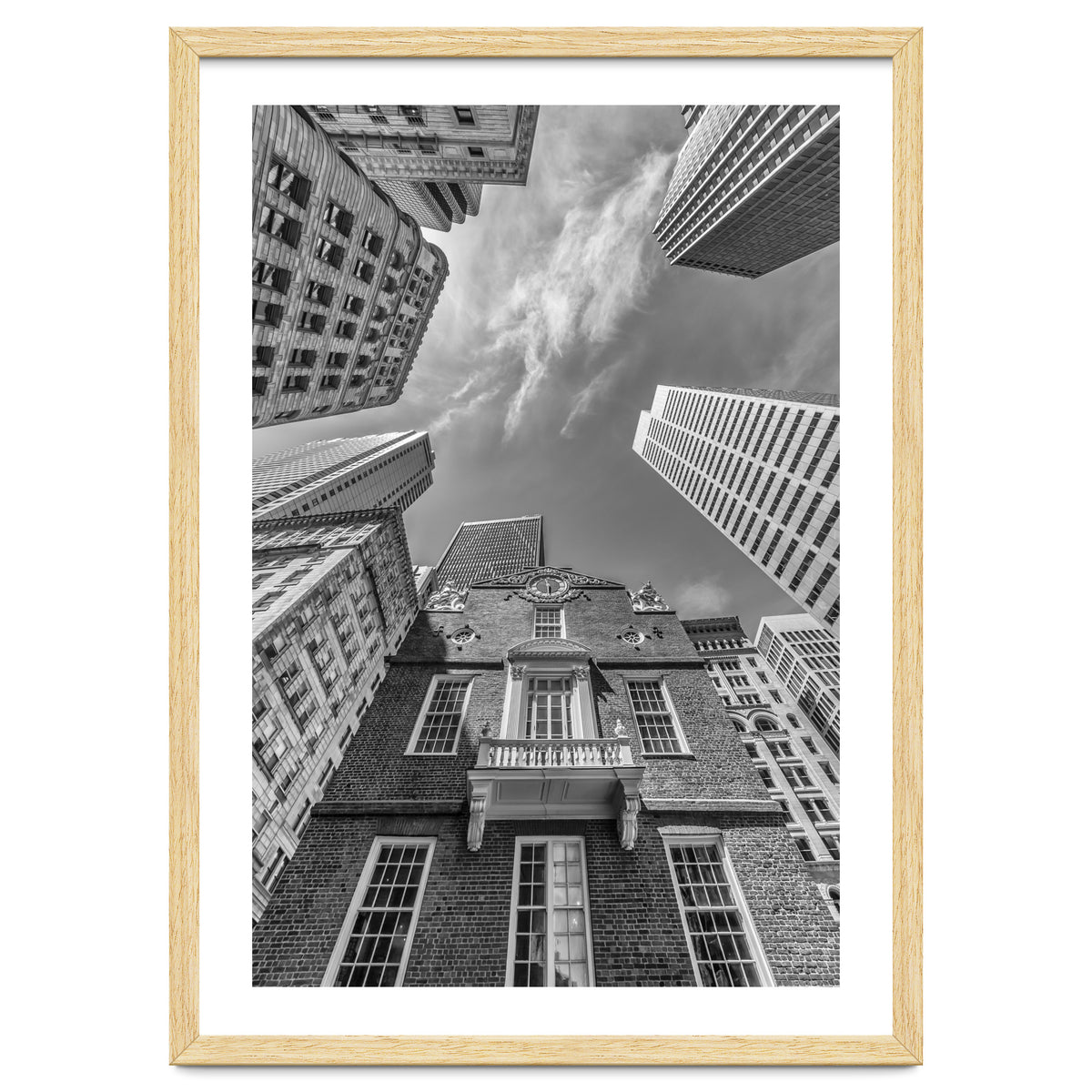 BOSTON Old State House and Skyscraper