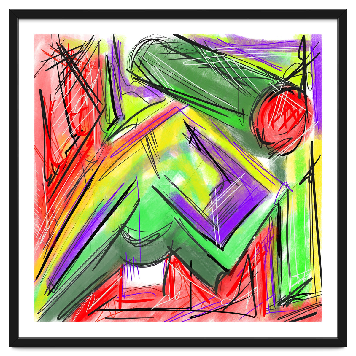 Colored Shapes In Perspective