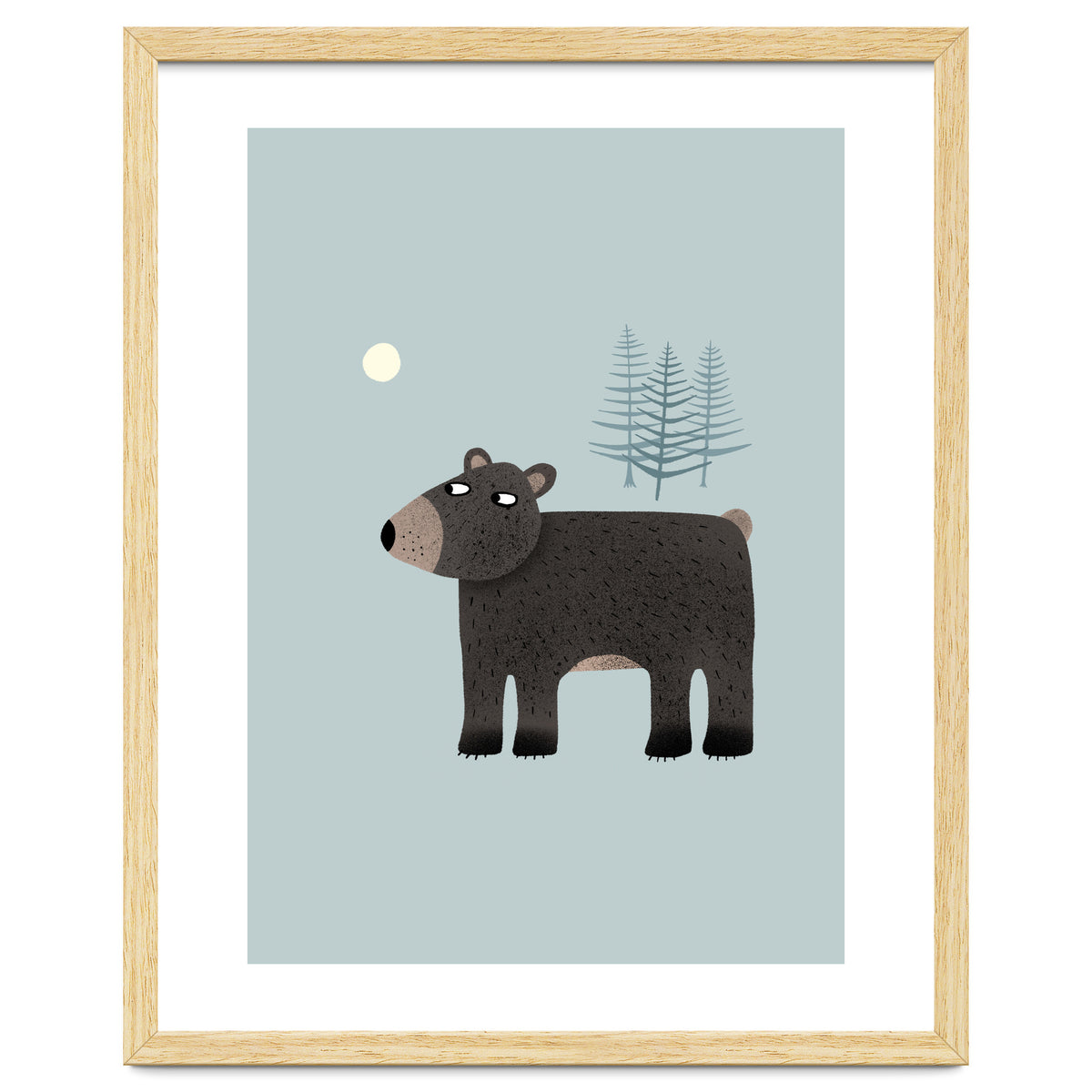 The Bear, the Trees and the Moon