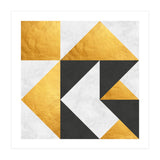 Gray and Gold Composition II (Print Only) thumbnail