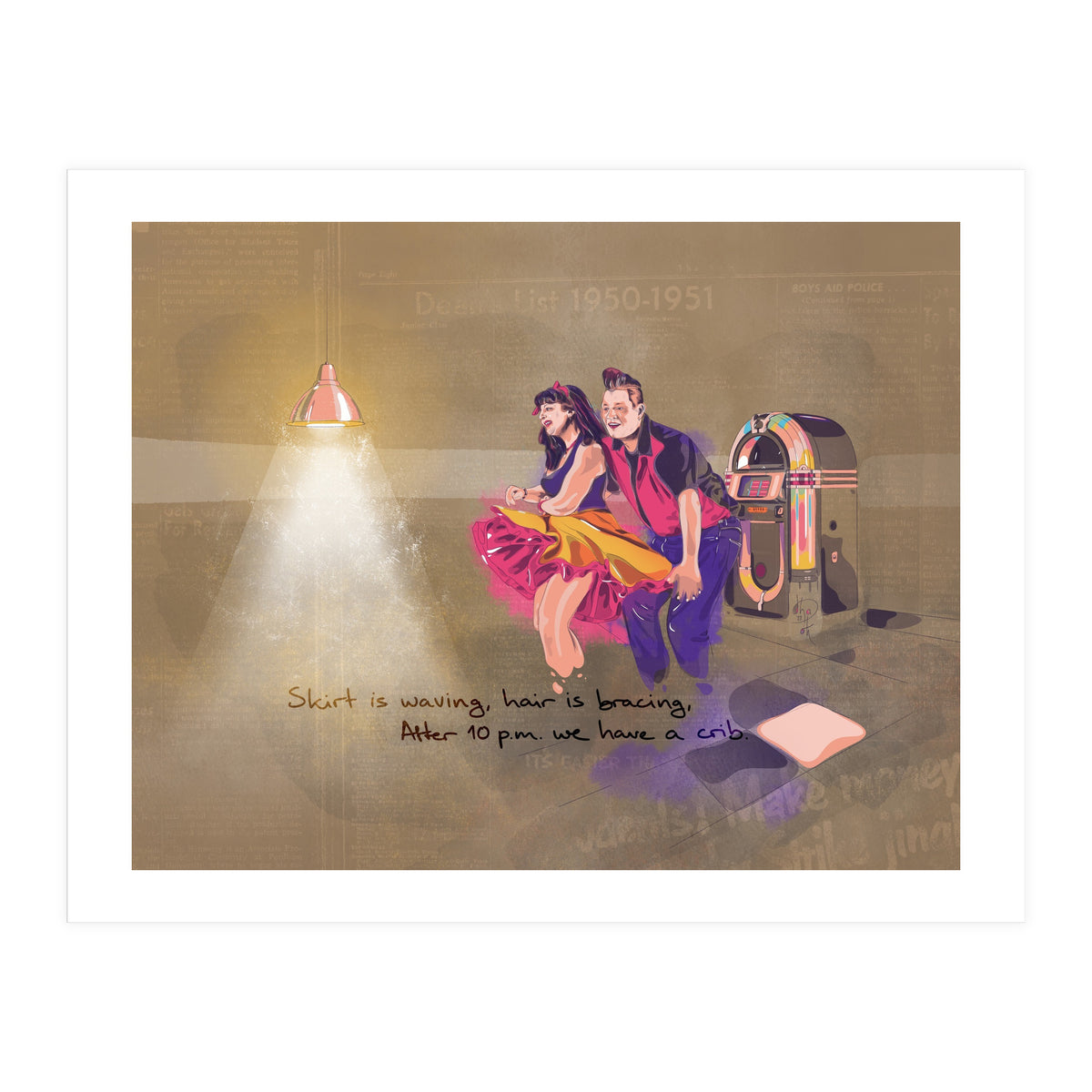 Rock N Roll 1 (Print Only)