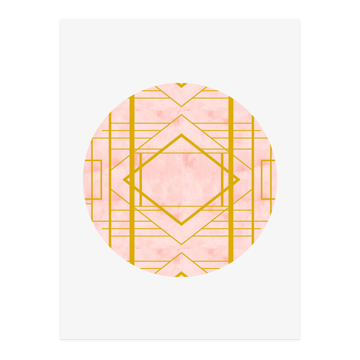 Art Deco Blush (Print Only)