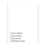 TAKING THE RISK (Print Only) thumbnail