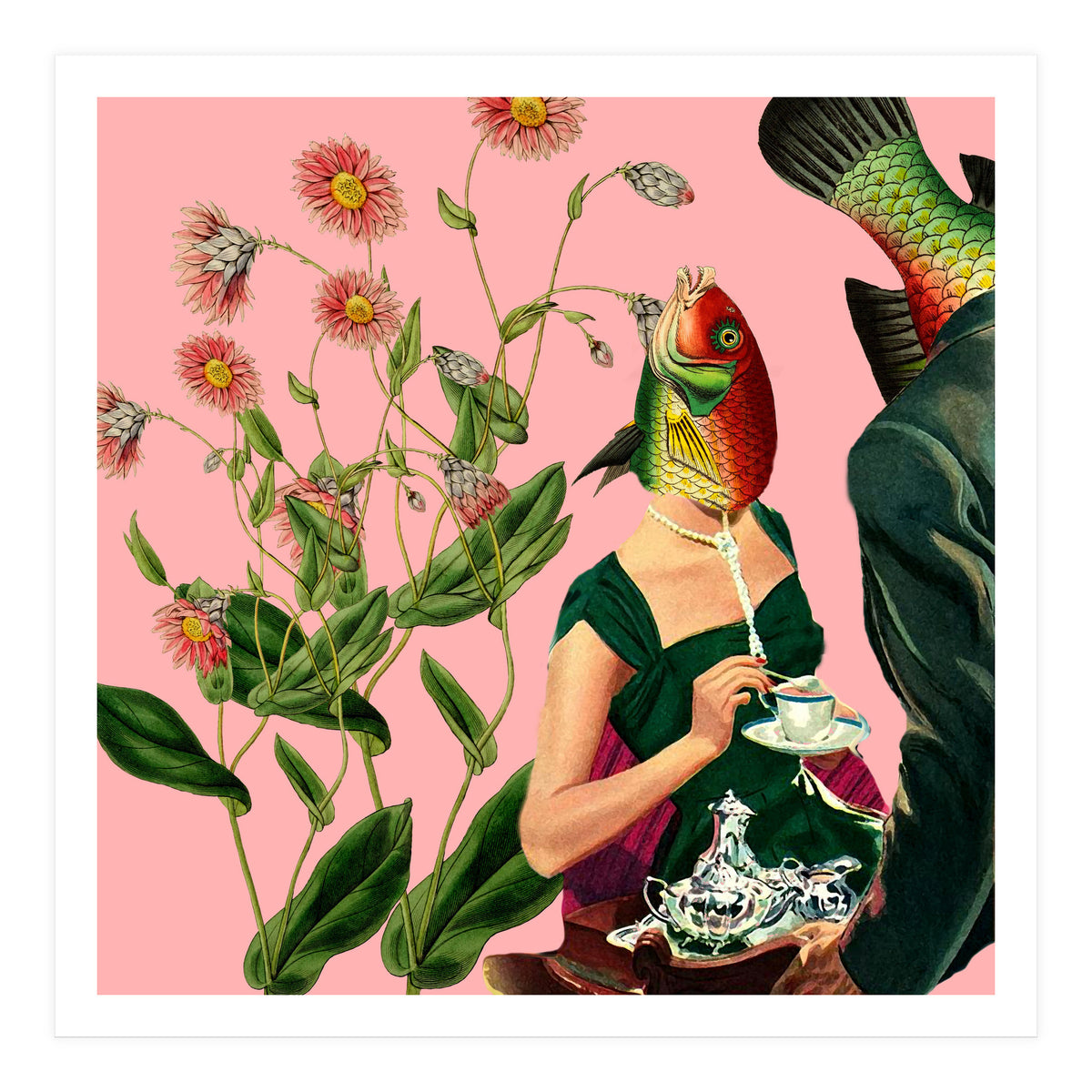 Fish Soul Mate Pink (Print Only)