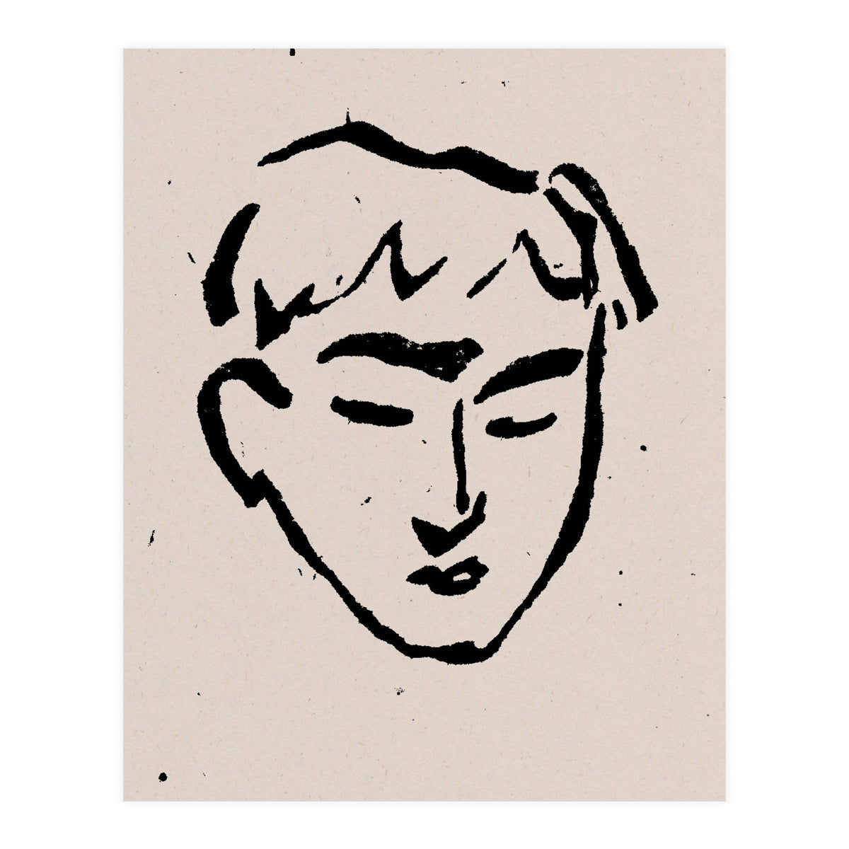 Man, study (Print Only)