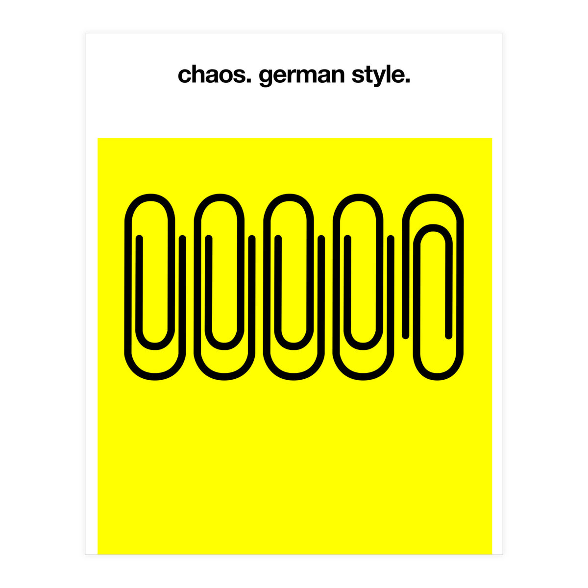 German Chaos (Print Only)