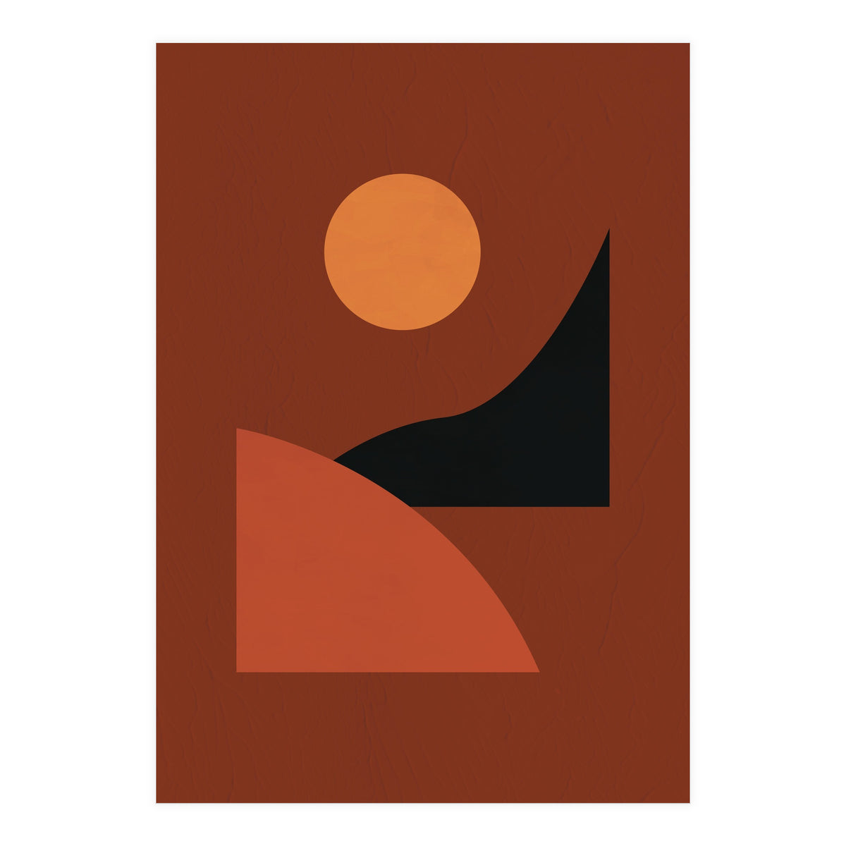 Abstract Geometrical Terracota Earthy Tones (Print Only)