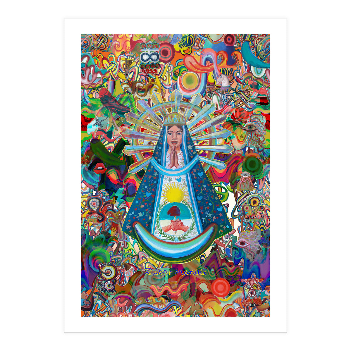 Virgen Y Graffiti 29 (Print Only)