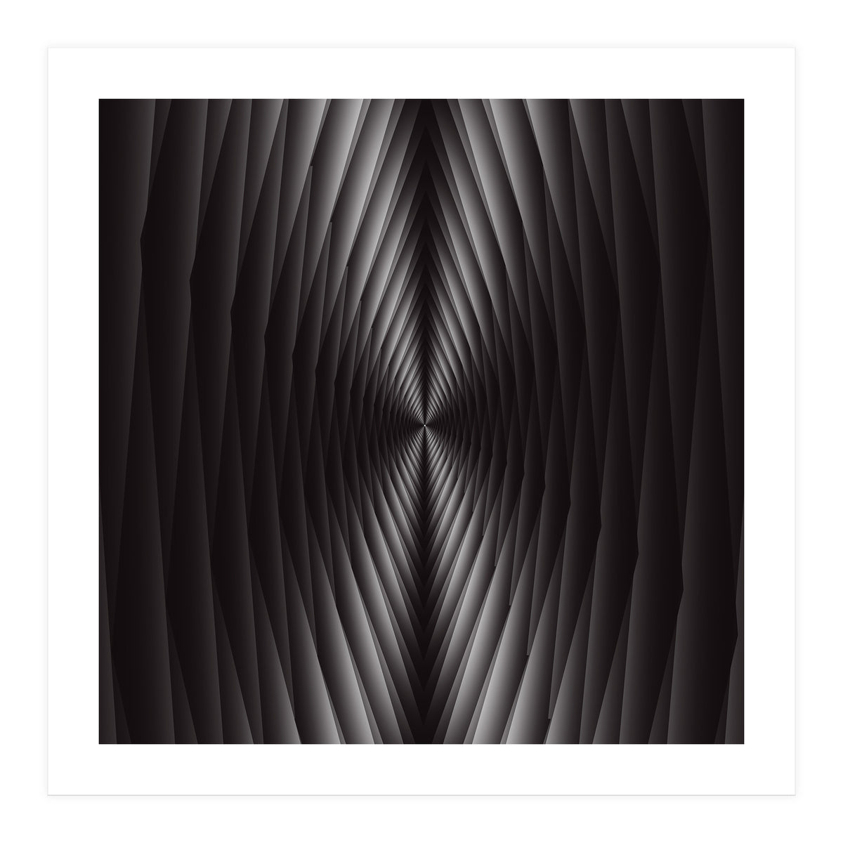 Monochrome Spiral Background  (Print Only)