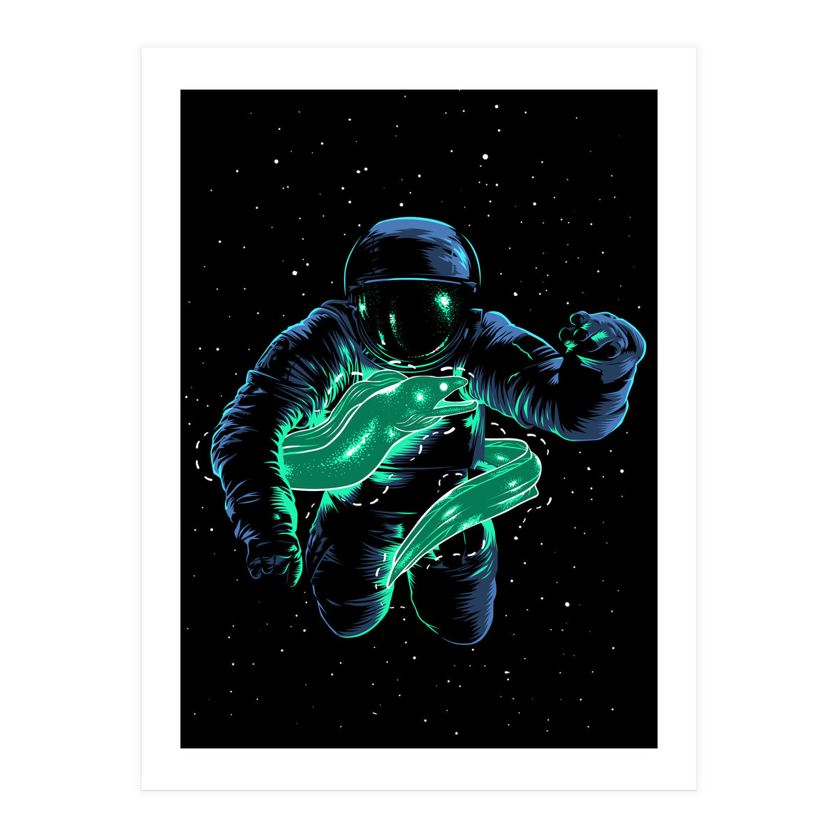 Astronaut fish (Print Only)