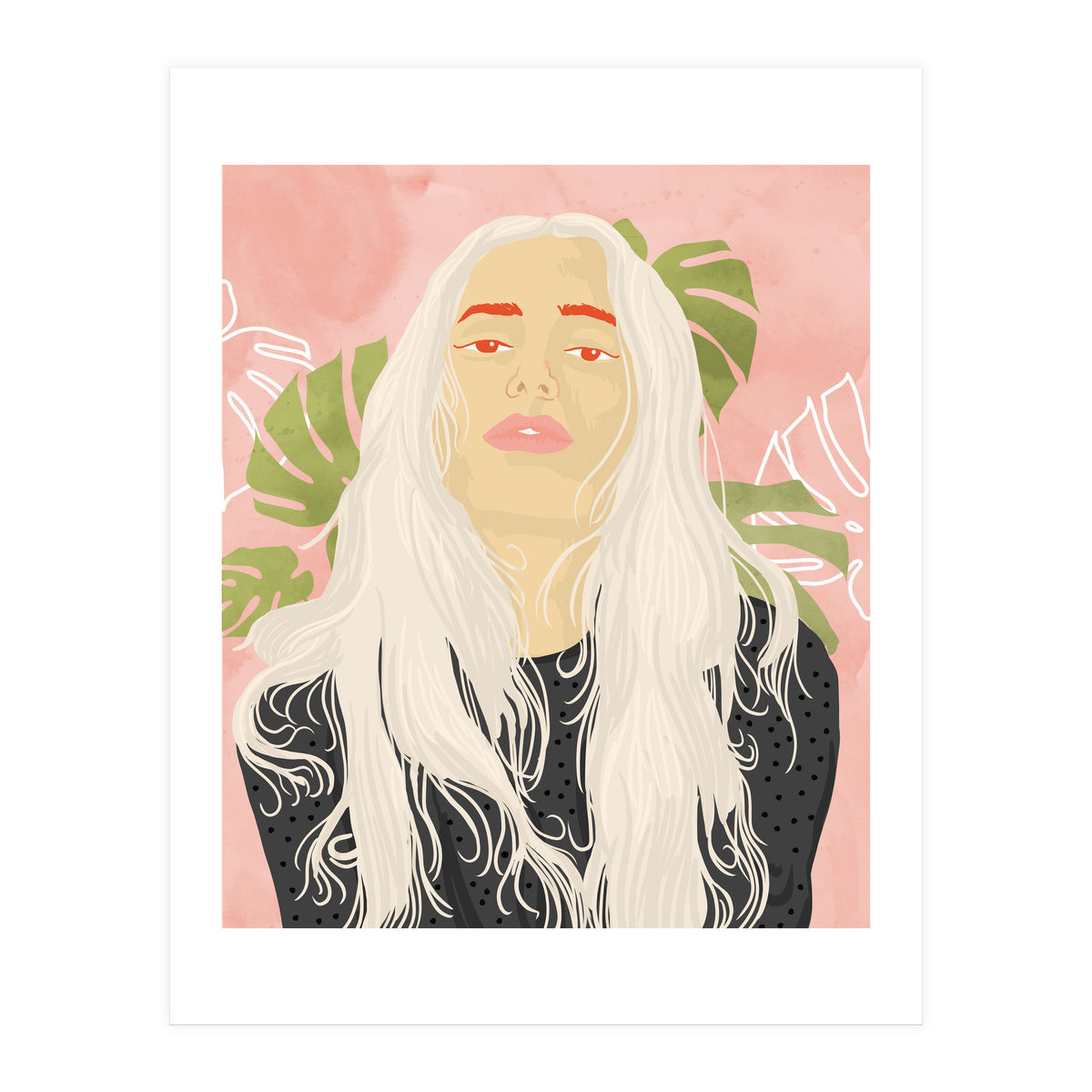 Tropical Fashionista (Print Only)