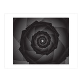 Mono Chrome Tech Spiral Pattern (Print Only) thumbnail