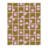 Pink Retro Circles Pattern (Print Only) thumbnail