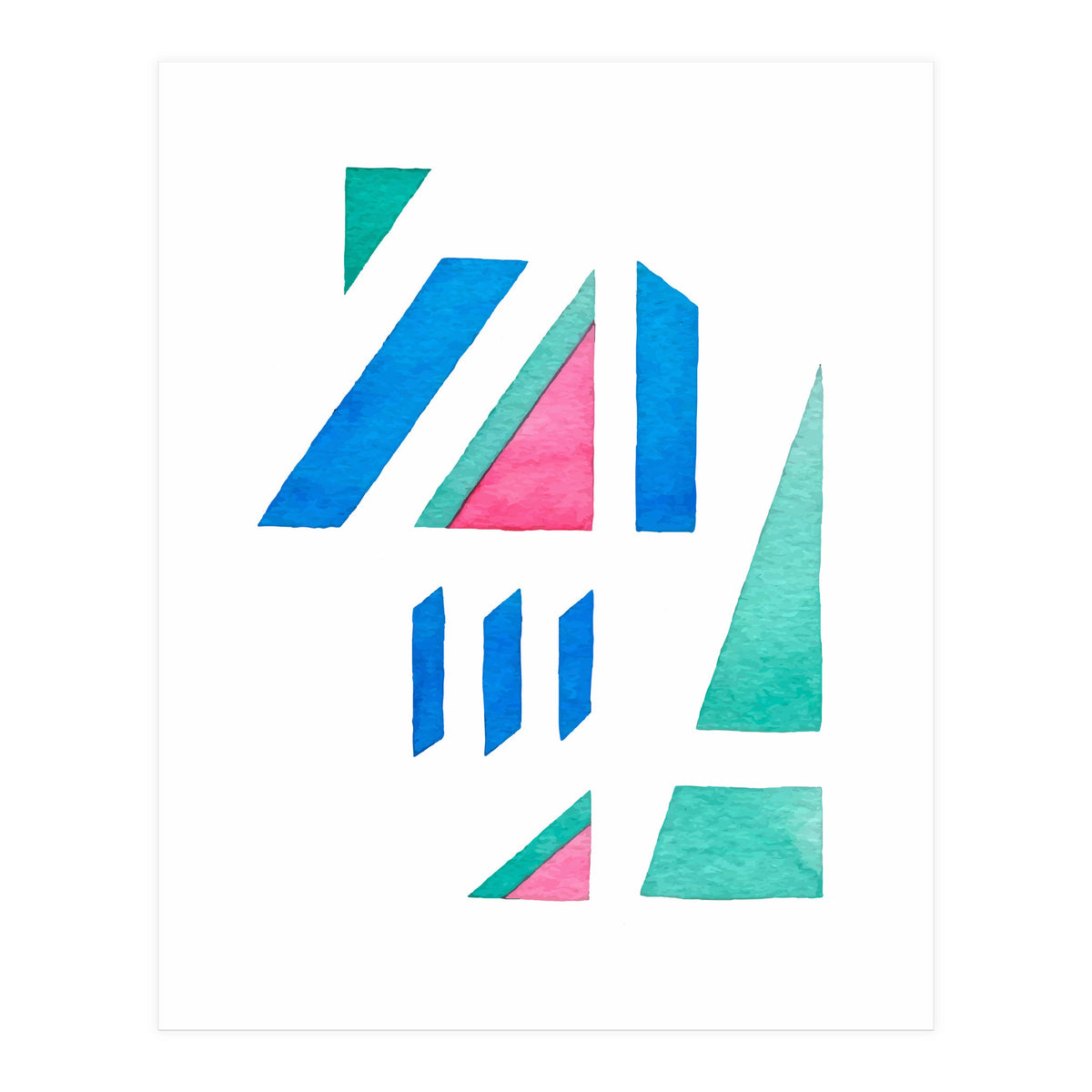 Modern Abstract Watercolor (Print Only)