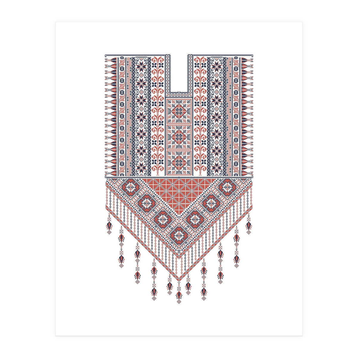 Tatreez Ornament 16 (Print Only)