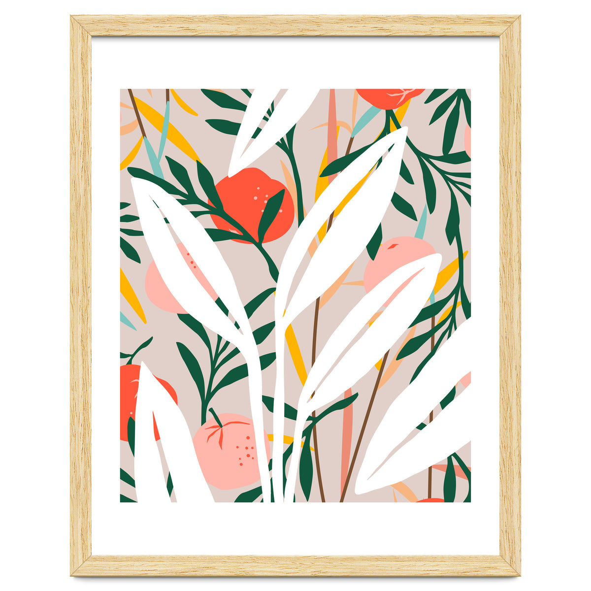 Abstract Plant Blush