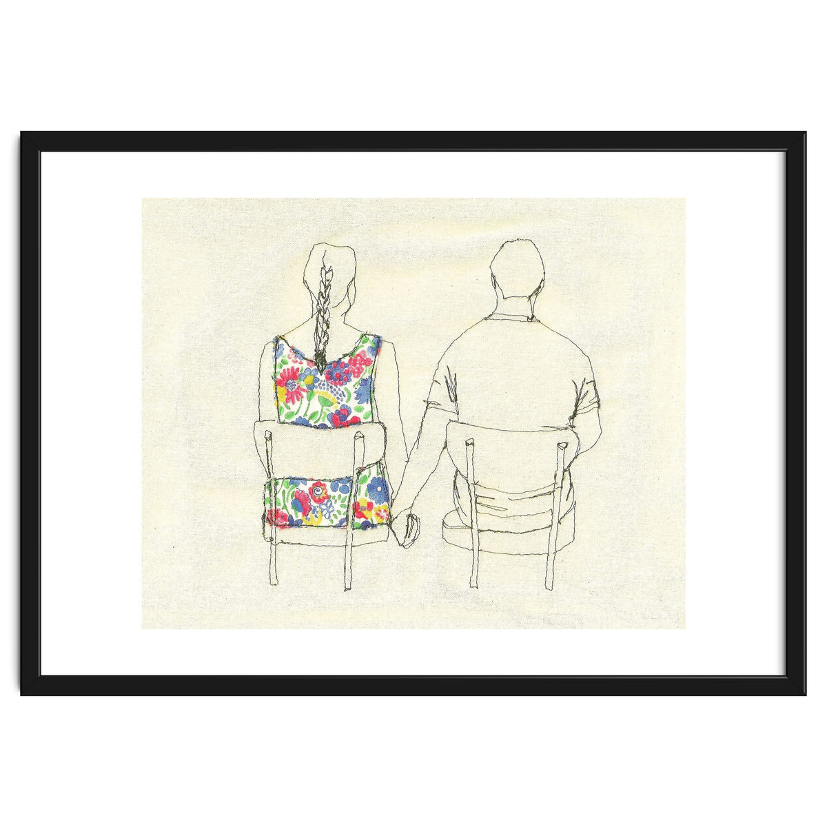 Colourful Couple Print