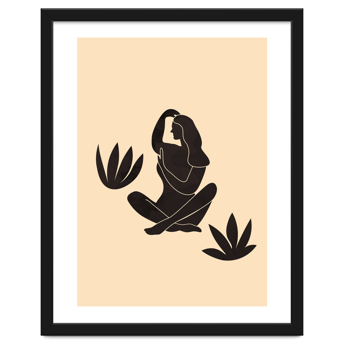 Female Body Line Art