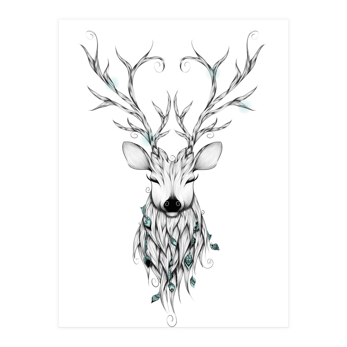 Poetic Deer (Print Only)