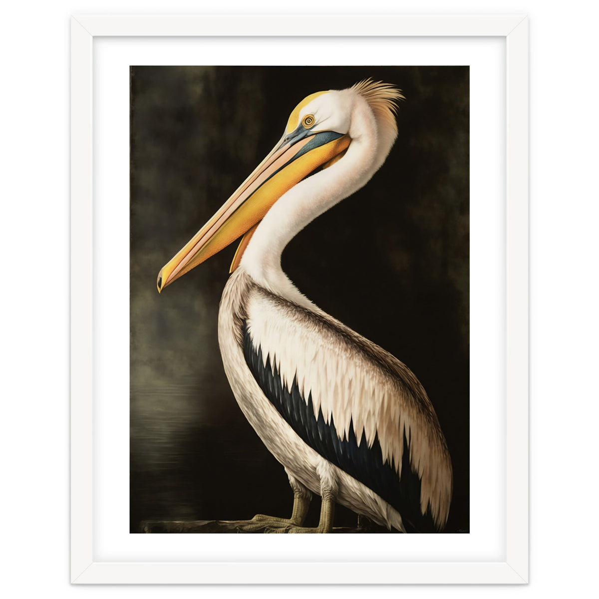 Pelican Oil Painting