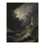 Lighthouse In A Storm (Print Only) thumbnail