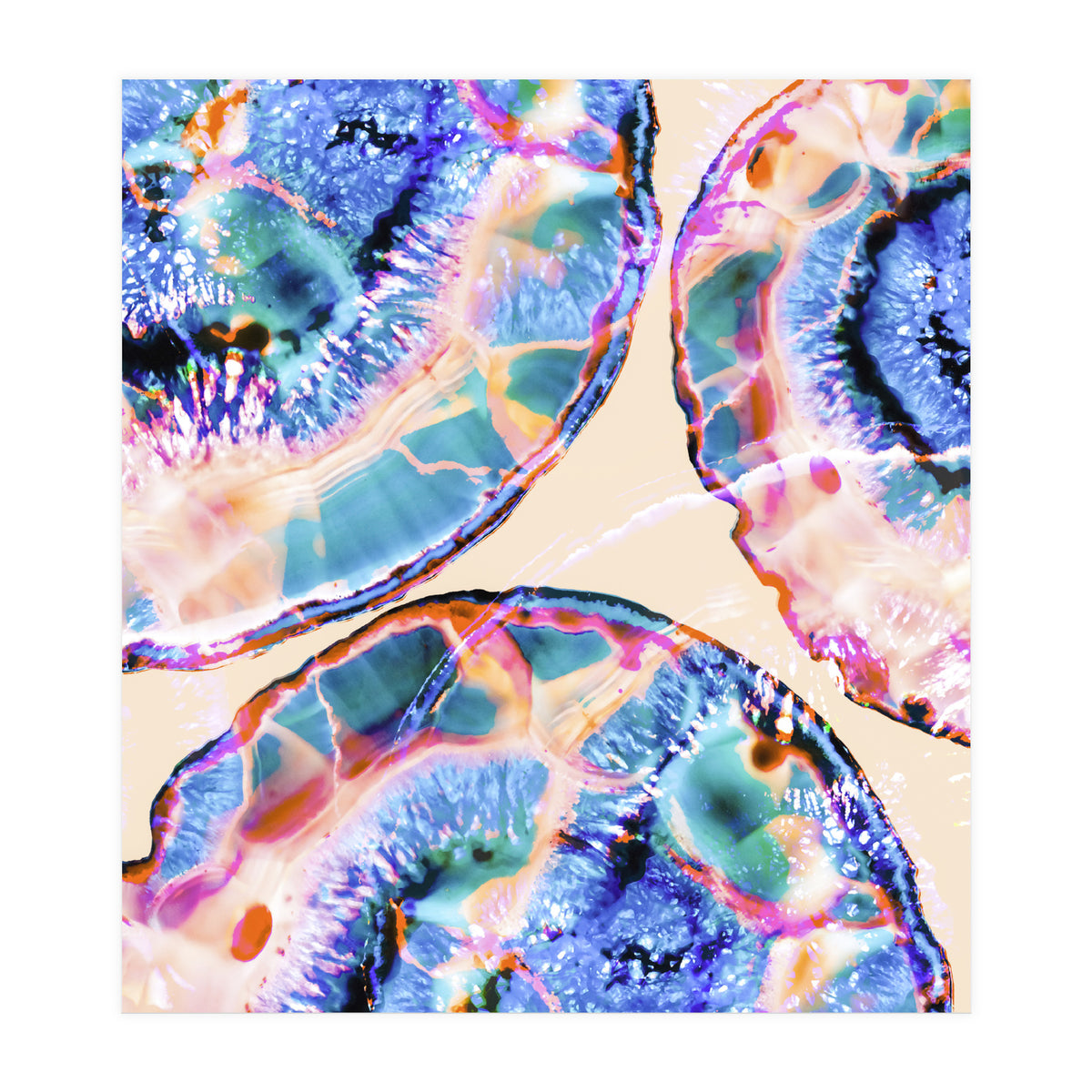 Abstract Agate Painting (Print Only)