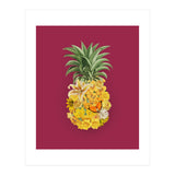 Pineapple Floral Pink (Print Only) thumbnail