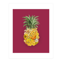 Pineapple Floral Pink (Print Only)