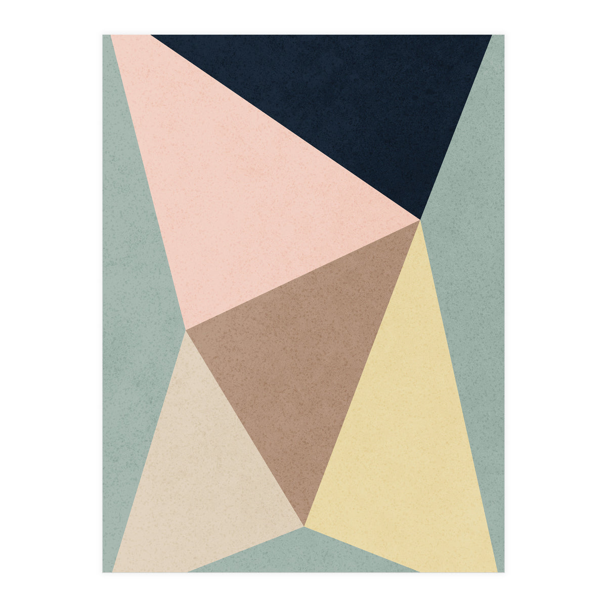 Minimal, Hard Edge Composition n82 (Print Only)