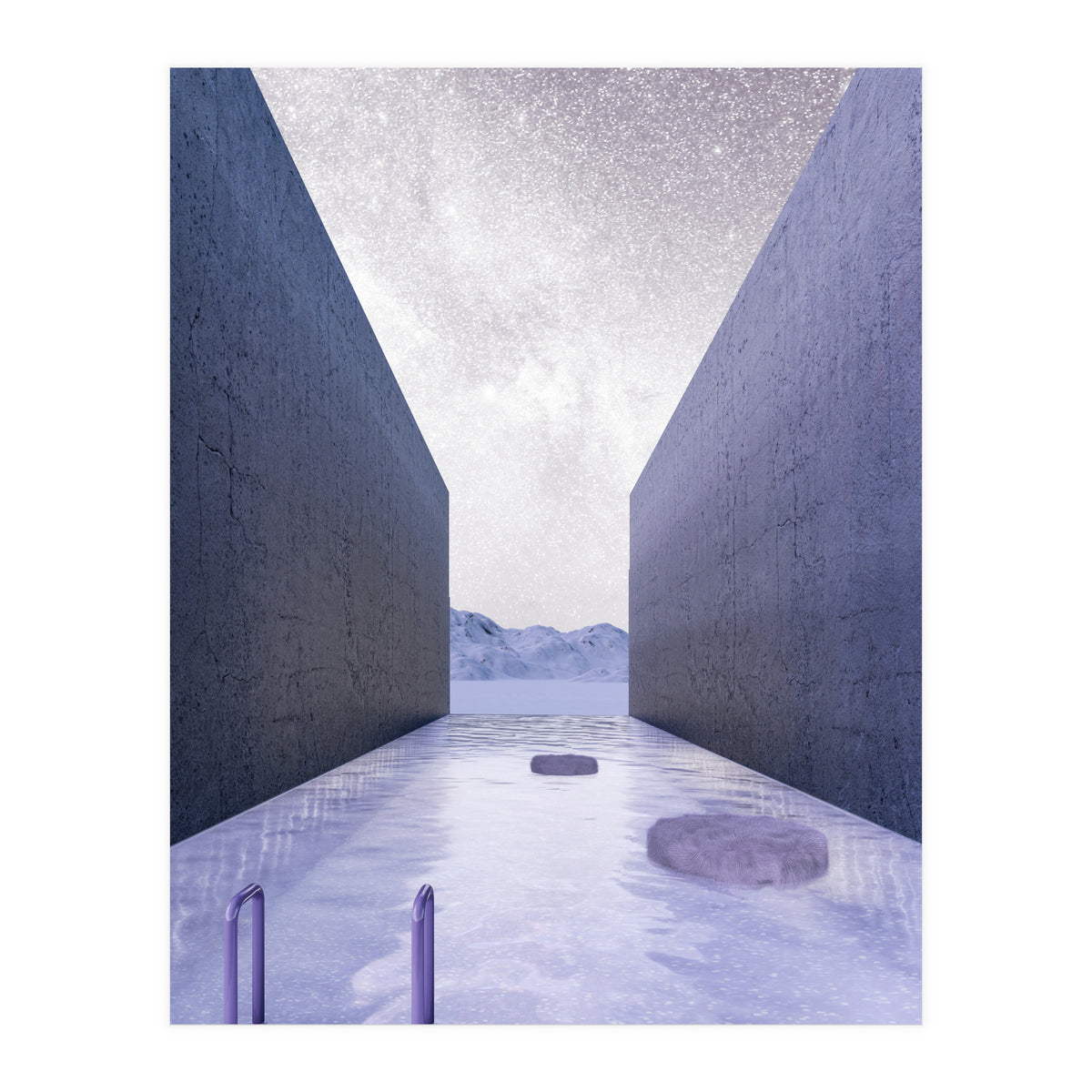 POOL SERIES-PURPLE (Print Only)