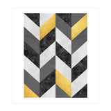 Chevron gold and marble (Print Only) thumbnail