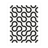 My Favorite Geometric Patterns No.28 - White (Print Only) thumbnail