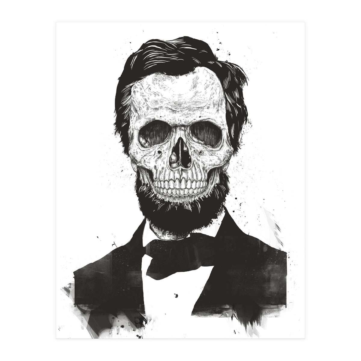 Dead Lincoln Bw (Print Only)