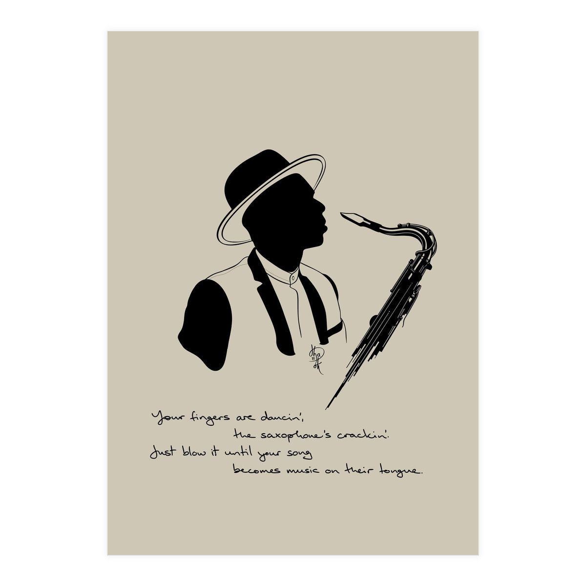 Jazz Man 3 (Print Only)