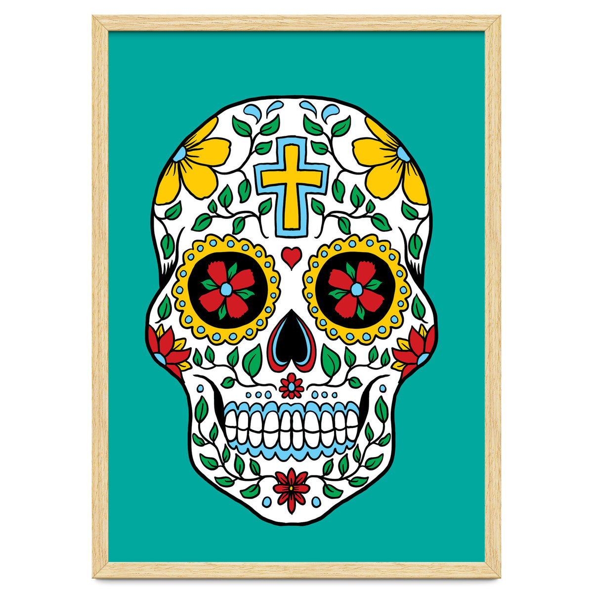 Colorful Skull III
