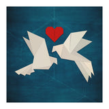 Origami love birds (Print Only) thumbnail