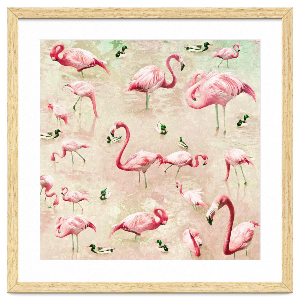 Flamingos Vintage Pink