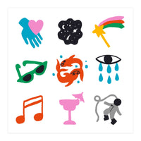 Pisces Emoji (Print Only)