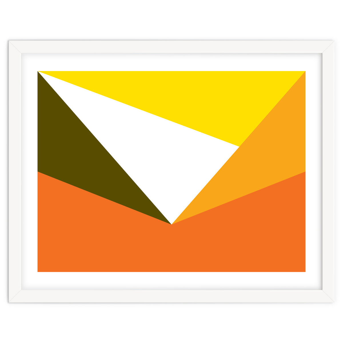 Geometric Shapes No. 58 - yellow & orange