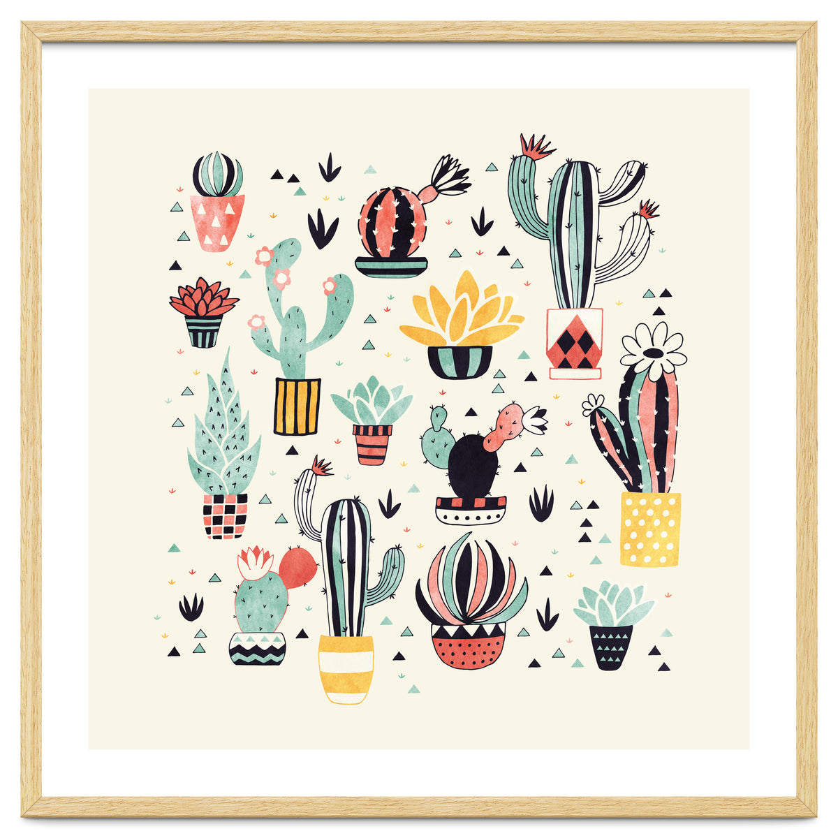 Cactus In A Flower Pot