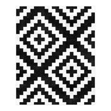 Urban Tribal Pattern No.17 - Aztec - Black and White Concrete (Print Only) thumbnail