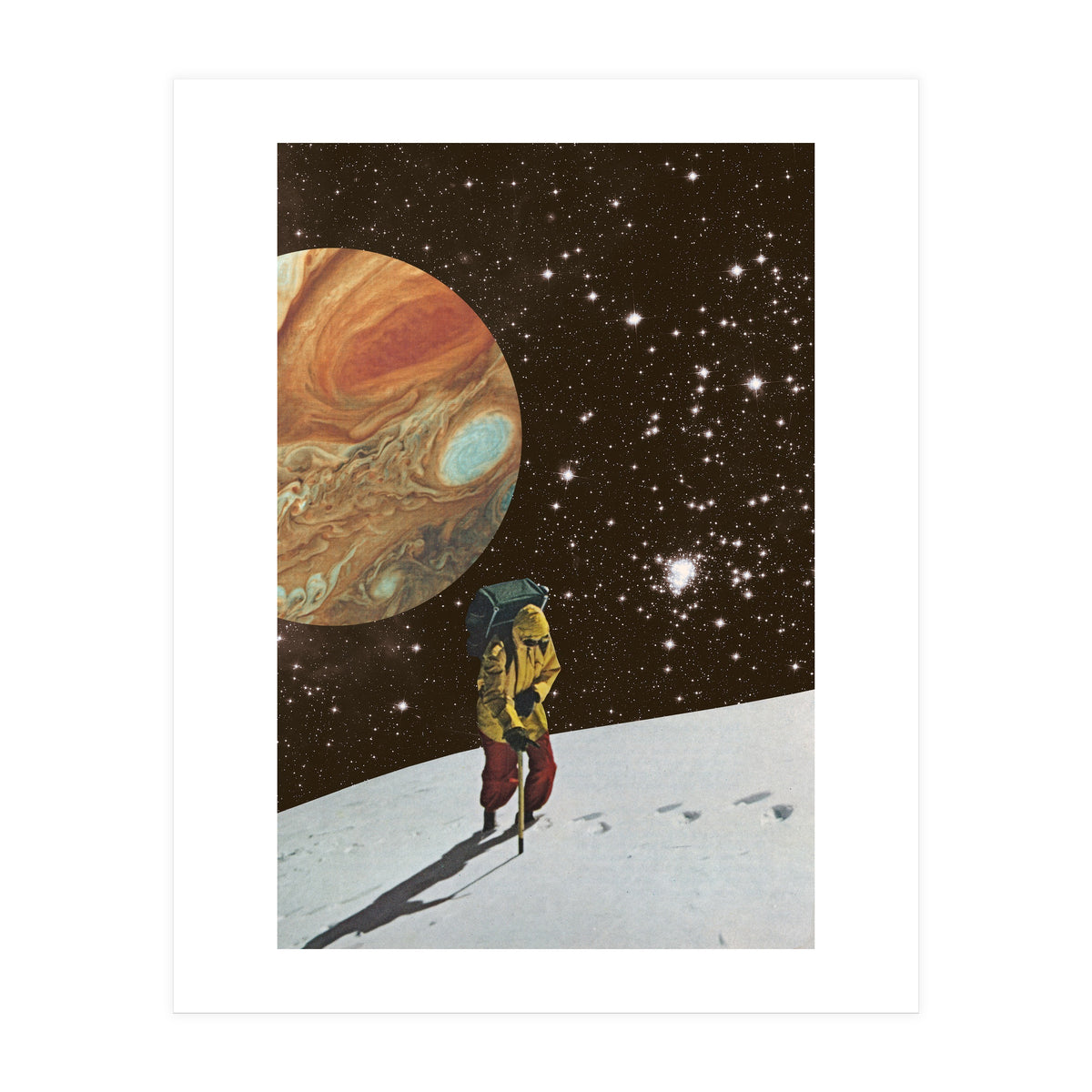 Hiking On The Moon (Print Only)