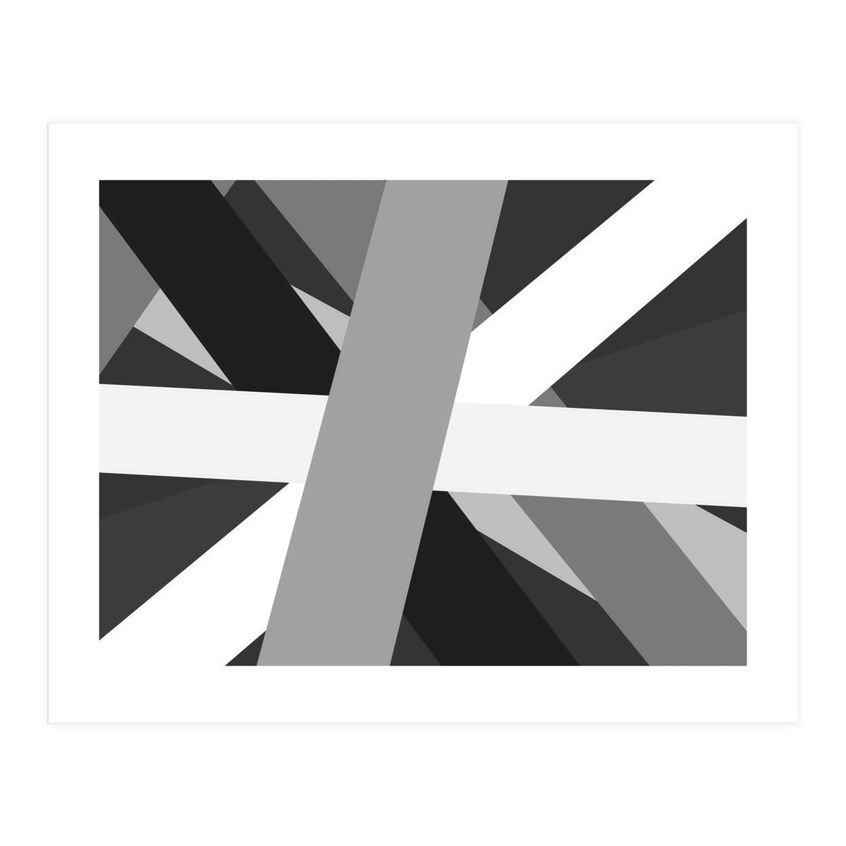 Grey pie 4 (Print Only)