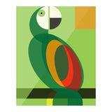 Mid Century Geometric Parrot (Print Only) thumbnail