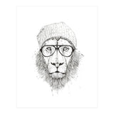 Cool Lion Bw (Print Only) thumbnail